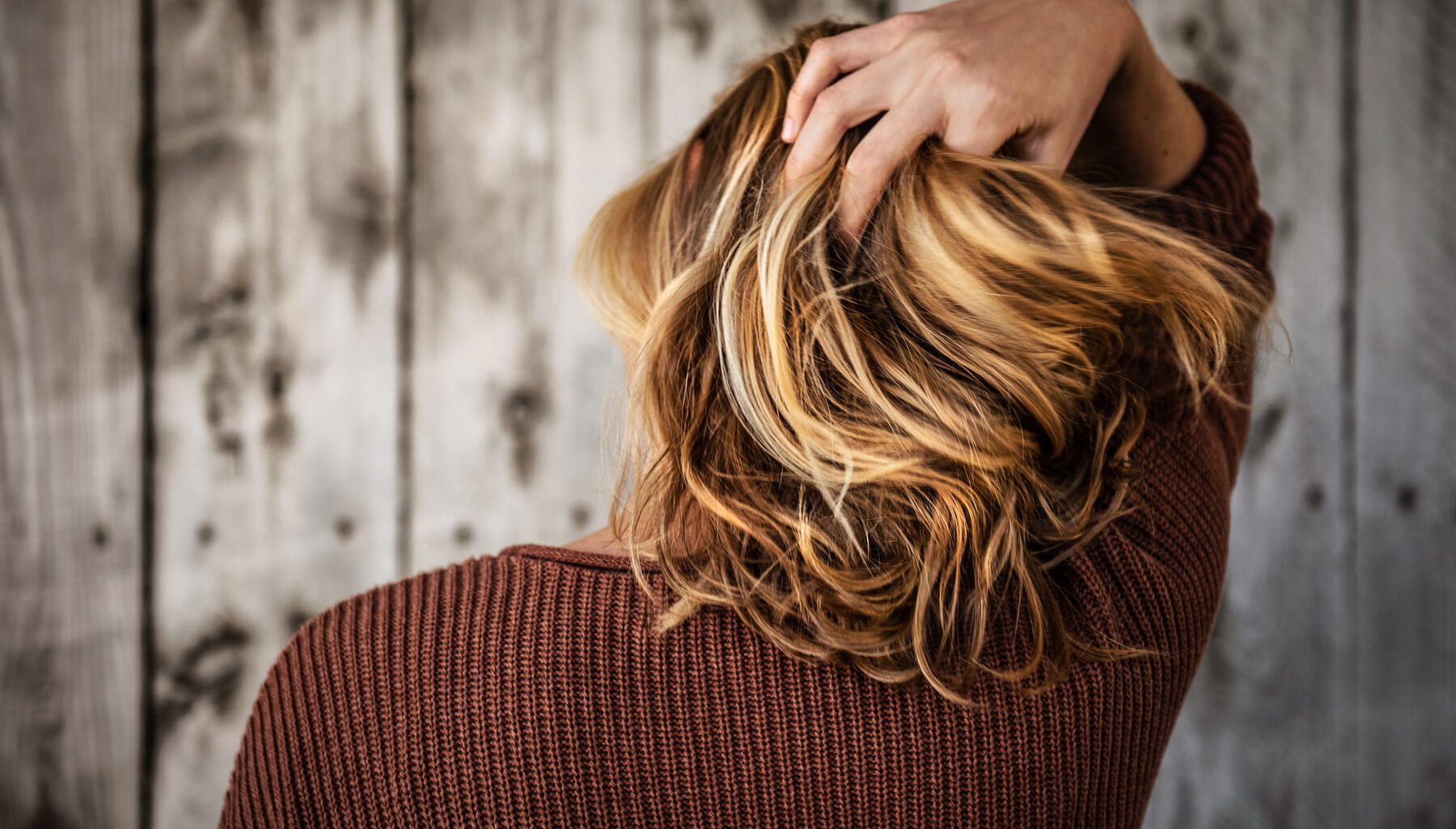 woman near wall