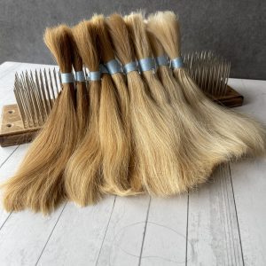 250g 12" Blonde, Wavy, Loose Hair Bundle